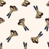 Crutch cartoon seamless pattern background