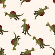 dinosaur cartoon seamless pattern background N3