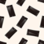 cellphone cartoon seamless pattern background N4