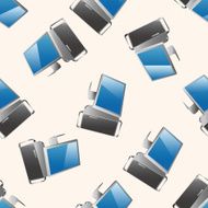 computer cartoon seamless pattern background N8