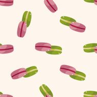 jelly dessert cartoon seamless pattern background
