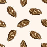 Transportation boat cartoon seamless pattern background N15