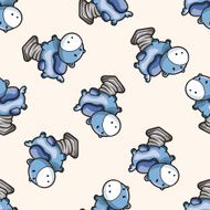 Amusement park facilities cartoon seamless pattern background N19