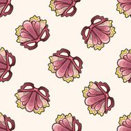 party mask cartoon seamless pattern background N5