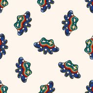 party mask cartoon seamless pattern background N7