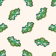 party mask cartoon seamless pattern background N12