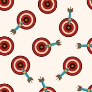 casino darts cartoon seamless pattern background