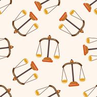 financial balance cartoon seamless pattern background