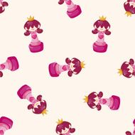 chess cartoon seamless pattern background N5