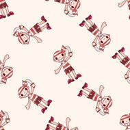 pirate cartoon seamless pattern background N24