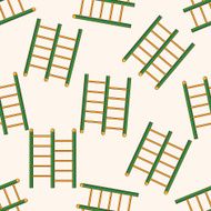 Amusement park facilities cartoon seamless pattern background N38