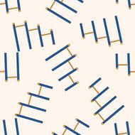 Amusement park facilities cartoon seamless pattern background N39