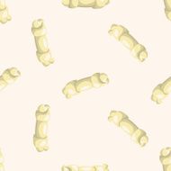 pet bone cartoon seamless pattern background