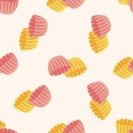 kitchenware baking mold cartoon seamless pattern background N2