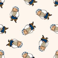 Royal theme king cartoon seamless pattern background N9