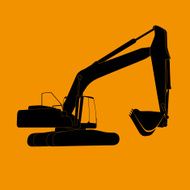 Excavator work Vector Illustration N3