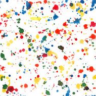 colorful watercolor blots seamless vector pattern