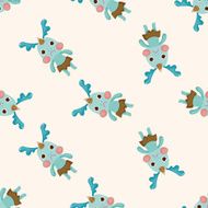 monster cartoon seamless pattern background