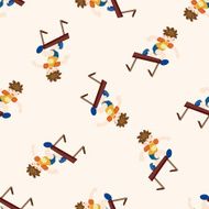 Track and field athletes cartoon seamless pattern background N8