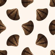 shell cartoon seamless pattern background N2