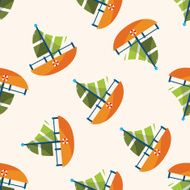 Transportation boat cartoon seamless pattern background N36