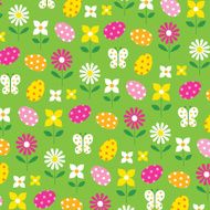 Easter flower pattern