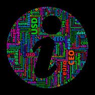 Business and finance information icon