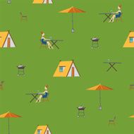 Seamless texture BBQ Season