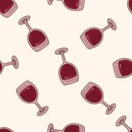 drink cartoon seamless pattern background N2