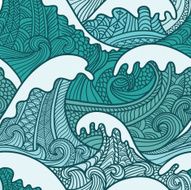 Waves seamless pattern N28
