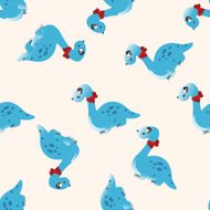 dinosaur cartoon seamless pattern background N13