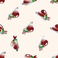 Japanese food cartoon seamless pattern background N9