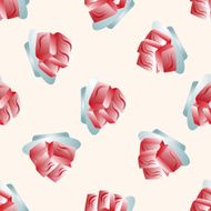 Japanese food sashimi cartoon seamless pattern background