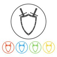 Sword and shield icon N5