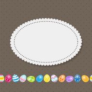 Beautiful Easter Egg Background Vector Illustration N2