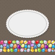 Beautiful Easter Egg Background Vector Illustration N3