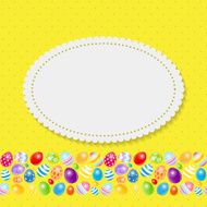 Beautiful Easter Egg Background Vector Illustration N4