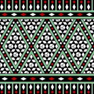 Tribal Seamless Pattern Ethnic Vector Background N44