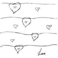 Love heart design N10