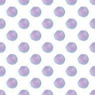 Watercolour polka dot seamless pattern N14