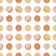 Watercolour polka dot seamless pattern N17