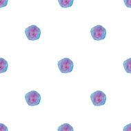 Watercolour polka dot seamless pattern N18