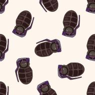 bomb cartoon seamless pattern background N2