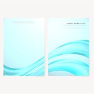vector business brochure flyer template N12