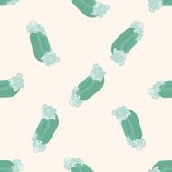 bathroom soap cartoon seamless pattern background