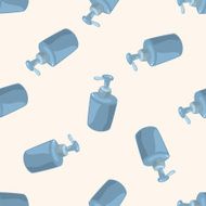 bathroom shampoo cartoon seamless pattern background N2
