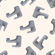 bathroom faucet cartoon seamless pattern background