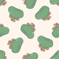 wallet cartoon seamless pattern background