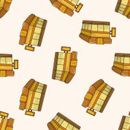 shop store cartoon seamless pattern background N8
