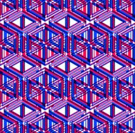 Illusive continuous colorful pattern decorative abstract backgr